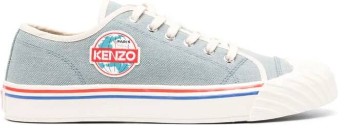 Kenzo school lace-up sneakers Blue