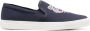 Kenzo Tiger-embroidered low-top sneakers Blue - Thumbnail 1