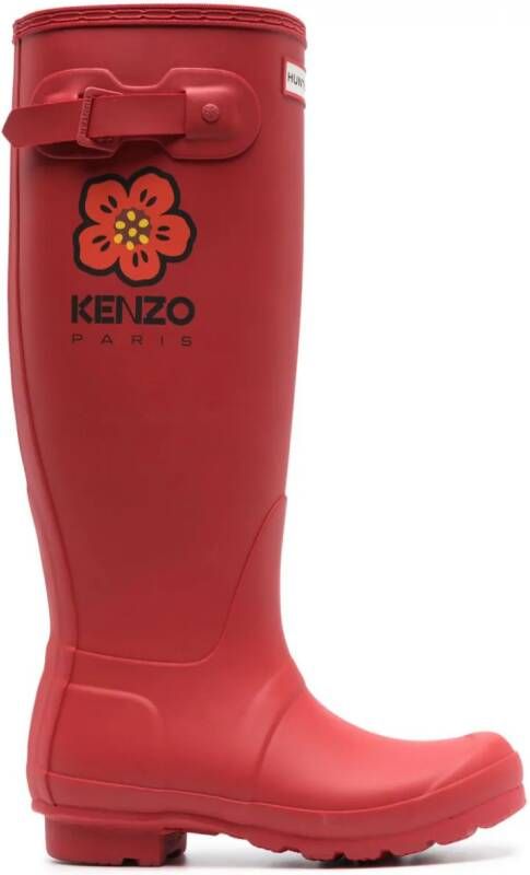 Kenzo x Hunter Wellington boots Red