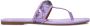 KG Kurt Geiger thong-strap patent-leather sandals Purple - Thumbnail 1