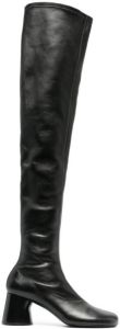 KHAITE Admiral above the knee boots Black