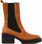 KHAITE Calgary suede-leather boots Neutrals - Thumbnail 1