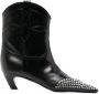 KHAITE Dallas 55mm ankle boots Black - Thumbnail 1