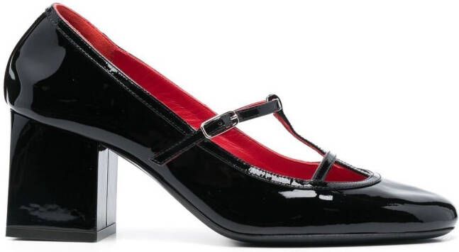 KHAITE patent leather 65mm pumps Black