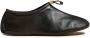 KHAITE Meadow drawstring ballerina shoes Black - Thumbnail 1