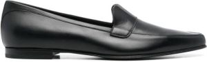 KHAITE Pippen leather loafers Black
