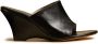 KHAITE The Marion 75mm leather sandals Black - Thumbnail 1