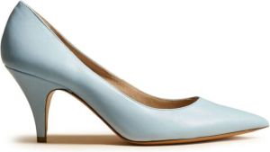 KHAITE The River 75mm leather pumps Blue