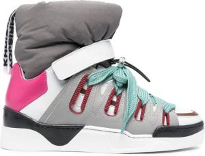 Khrisjoy Puff quilted high-top sneakers Grey