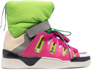 Khrisjoy Puff quilted high-top sneakers Pink