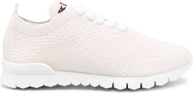 Kiton knitted cashmere sneakers Neutrals