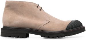 Kiton lace-up suede desert boots Neutrals
