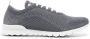 Kiton logo-embroidered knitted sneakers Grey - Thumbnail 1