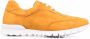 Kiton logo-embroidered suede sneakers Orange - Thumbnail 1