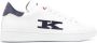 Kiton logo-patch leather sneakers White - Thumbnail 1