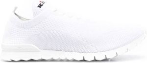 Kiton low-top lace-up sneakers White