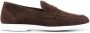 Kiton penny slot suede loafers Brown - Thumbnail 1