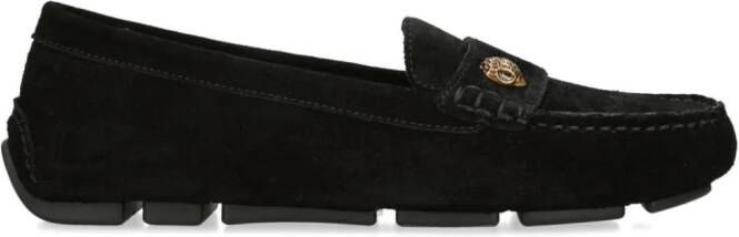 Kurt Geiger London Eagle Driver suede loafers Black