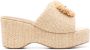 Kurt Geiger London Kensington 80mm wedge mules Neutrals - Thumbnail 1