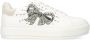 Kurt Geiger London Laney Bow crystal-embellished sneakers White - Thumbnail 1