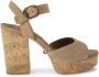 Kurt Geiger London Mayfair 105mm suede sandals Neutrals - Thumbnail 1