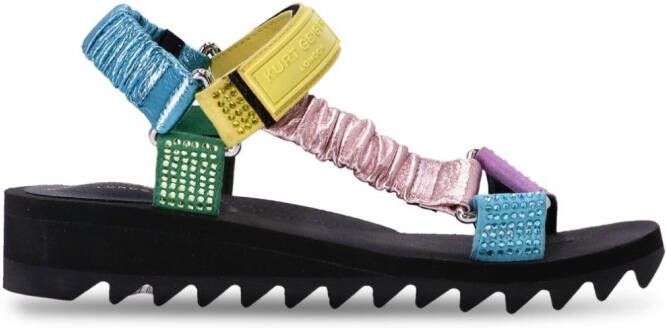 Kurt Geiger London Orion rhinestone-embellished sandals Multicolour