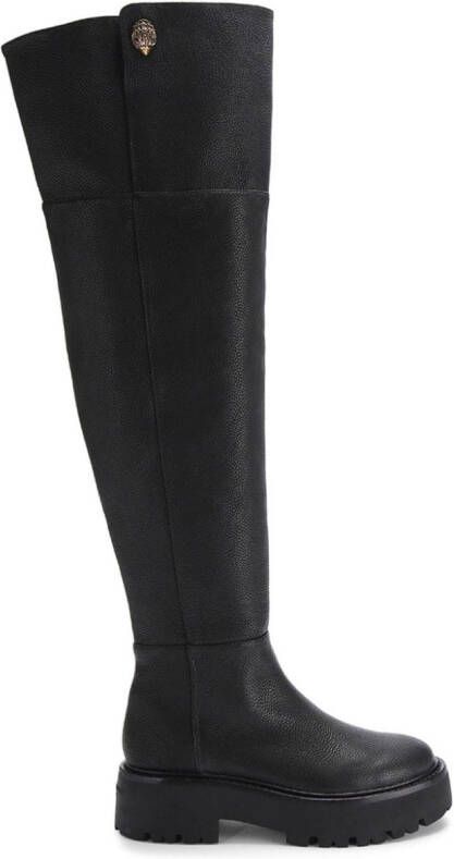 Kurt Geiger London Shoreditch leather over-the-knee boots Black