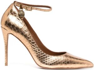 Kurt Geiger London Shoreditch stiletto 100mm pumps Gold
