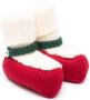 La Stupenderia button-fastening cashmere slippers Neutrals - Thumbnail 1