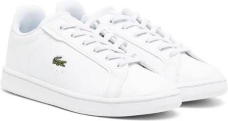 Lacoste Kids Carnaby Pro leather sneakers White