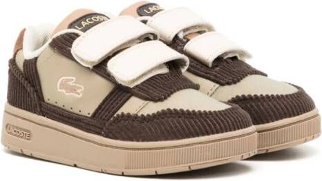 Lacoste Kids T-Clip touch-strap sneakers Neutrals