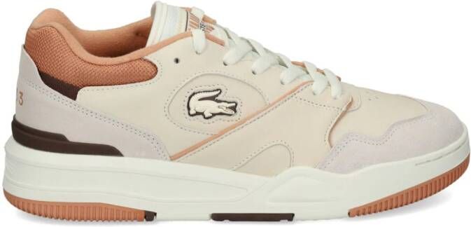 Lacoste Lineshot logo-patch sneakers Neutrals