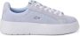 Lacoste logo-embroidered lace-up sneakers Blue - Thumbnail 1