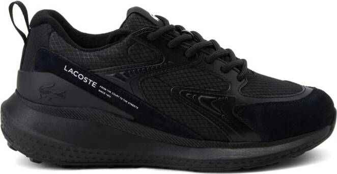 Lacoste logo-print low-top sneakers Black