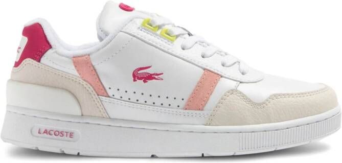 Lacoste T-Clip leather sneakers White