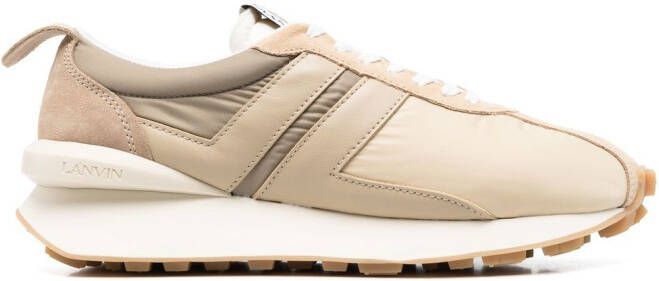 Lanvin Bumper lace-up sneakers Neutrals