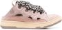 Lanvin chunky lace-up mules Pink - Thumbnail 1