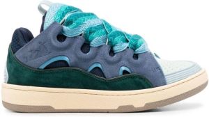 Lanvin chunky lace-up sneakers Blue
