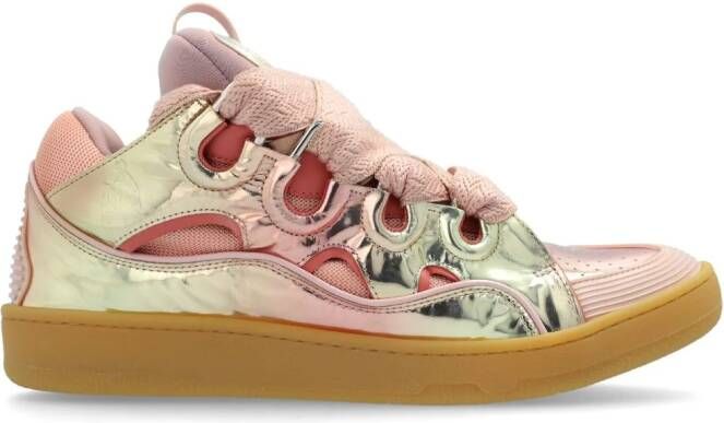 Lanvin chunky lace-up sneakers Pink