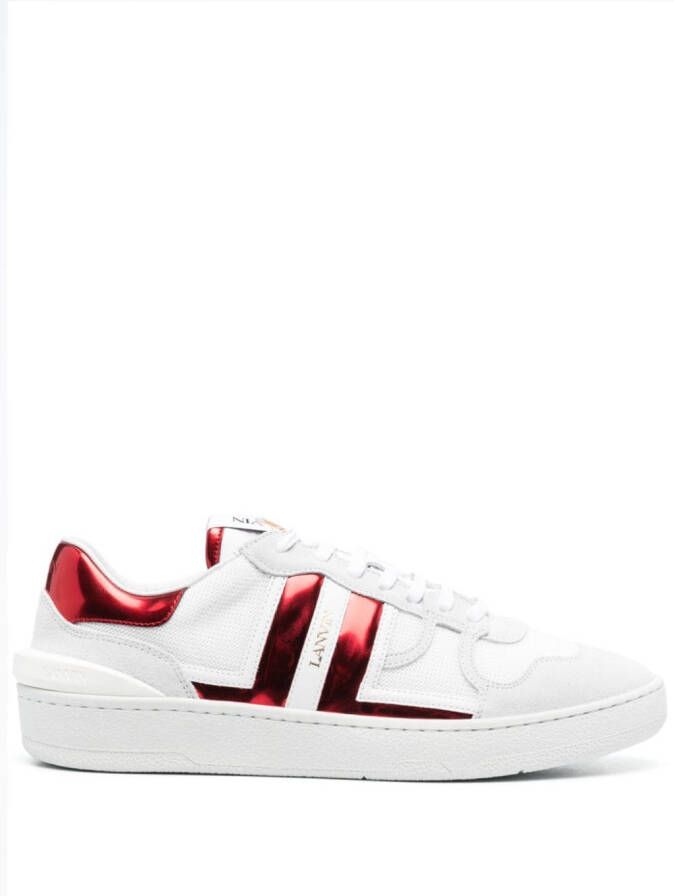 Lanvin Clay leather sneakers White