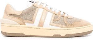 Lanvin Clay low-top lace-up sneakers Brown