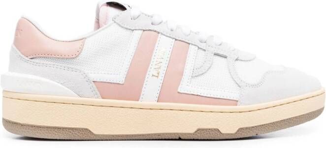 Lanvin Clay panelled low-top sneakers White