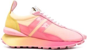 Lanvin colour-block low-top sneakers Pink