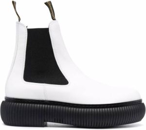 Lanvin contrast ankle boots White