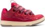 Lanvin Curb chunky leather sneakers Red - Thumbnail 1