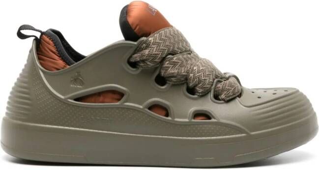 Lanvin Curb interchangeable-lining sneakers Green