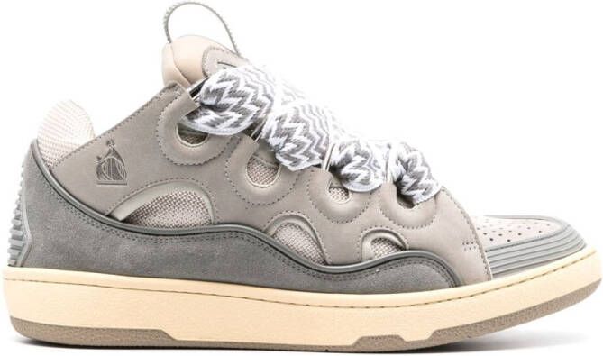 Lanvin Curb lace-up low-top sneakers Grey