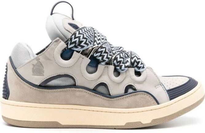 Lanvin Curb lace-up sneakers Grey