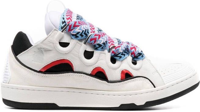 Lanvin Curb lace-up sneakers Grey