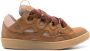 Lanvin Curb leather sneakers Brown - Thumbnail 1